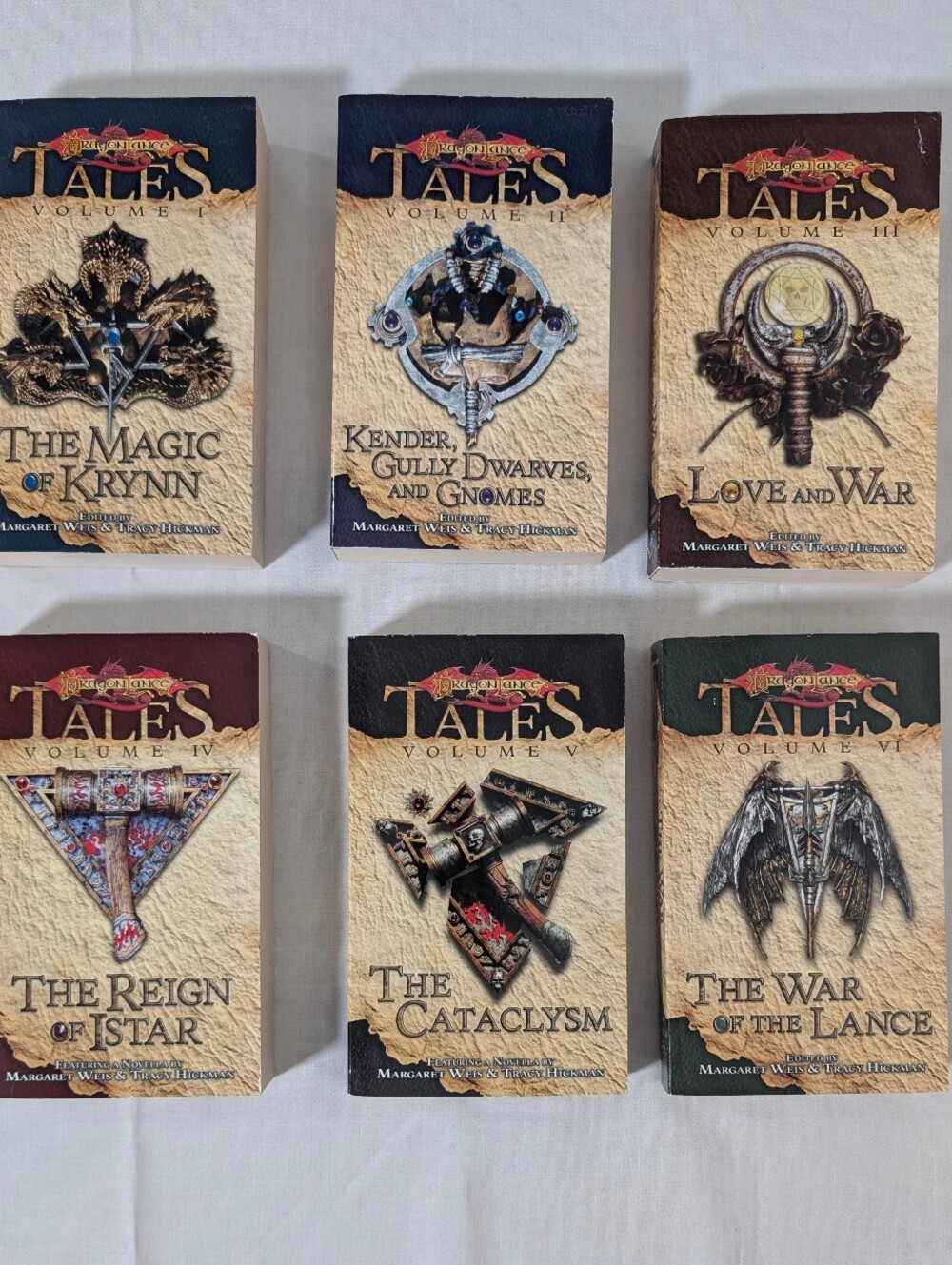 DragonLance Tales I & II Complete 1-6 PB Book Set Margaret Weis & Hickman